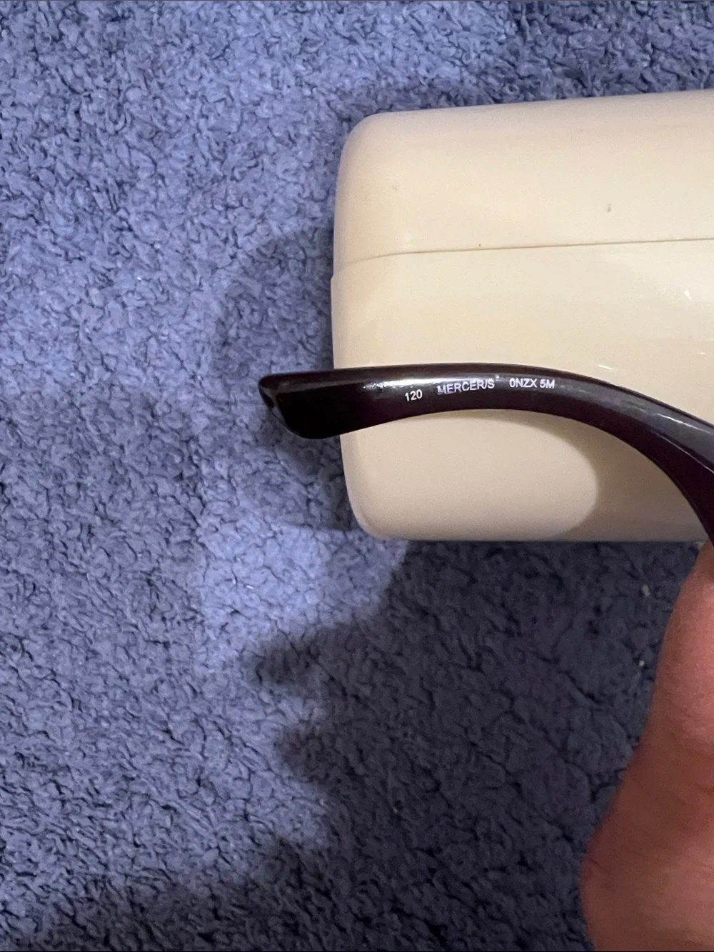 Jimmy Choo Black Rimless Gradient Sunglasses with Ivory Case